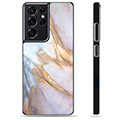 Samsung Galaxy S21 Ultra 5G Skyddsskal - Elegant Marmor