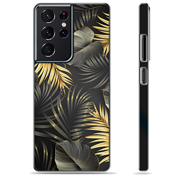 Samsung Galaxy S21 Ultra 5G Skyddsskal - Gyllene Löv