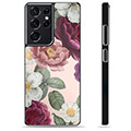 Samsung Galaxy S21 Ultra 5G Skyddsskal - Romantiska Blommor