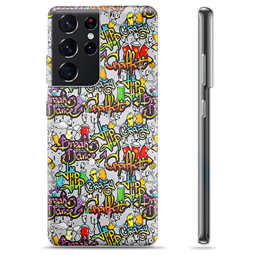 Samsung Galaxy S21 Ultra 5G TPU-Skal - Graffiti