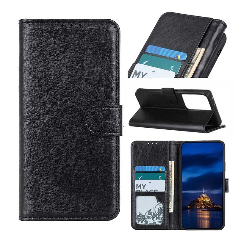 Samsung Galaxy S21 Ultra 5g Planboksfodral Med Stativfunktion Svart Samsung Galaxy S21 Ultra 5g Planboksfodral Med Stativfunktion Svart