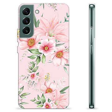 Samsung Galaxy S22+ 5G TPU-Skal - Vattenfärg Blommor