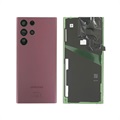 Samsung Galaxy S22 Ultra 5G Batterilucka GH82-27457B - Burgundy