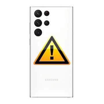 Samsung Galaxy S22 Ultra 5G Bak Skal Reparation - Vit