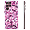 Samsung Galaxy S22 Ultra 5G TPU-Skal - Rosa Kristall