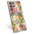 Samsung Galaxy S22 Ultra 5G TPU-Skal - Rosa Blommor