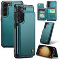 Samsung Galaxy S22+ 5G Caseme C22 Fodral RFID Kortplånbok - Grön