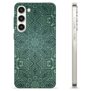 Samsung Galaxy S23+ 5G TPU-Skal - Grön Mandala