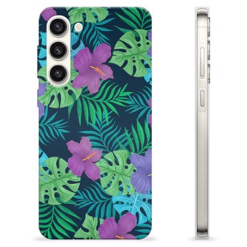 Samsung Galaxy S23+ 5G TPU-Skal - Tropiska Blommor