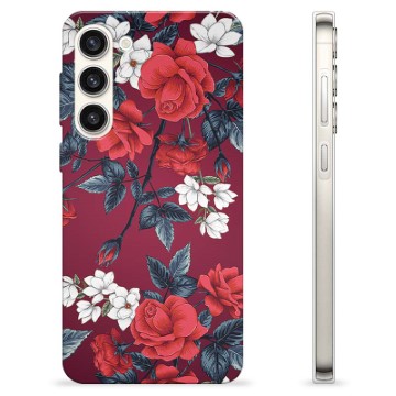 Samsung Galaxy S23+ 5G TPU-Skal - Vintage Blommor