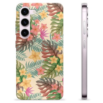 Samsung Galaxy S23 5G TPU-Skal - Rosa Blommor