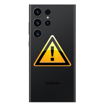 Samsung Galaxy S23 Ultra 5G Bak Skal Reparation - Svart