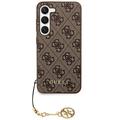 Samsung Galaxy S24 Guess 4G Charms Collection Hybrid Skal - Brun
