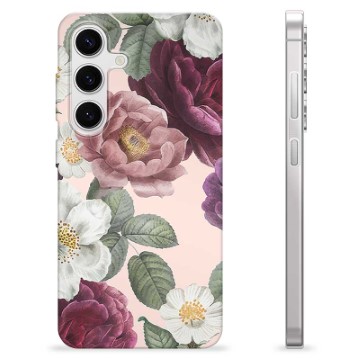 Samsung Galaxy S24 TPU-Skal - Romantiska Blommor