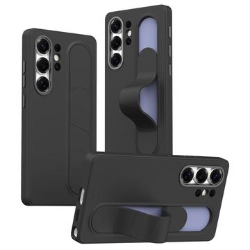Samsung Galaxy S24 Ultra Smart Hybridskal med stående grepp - Svart