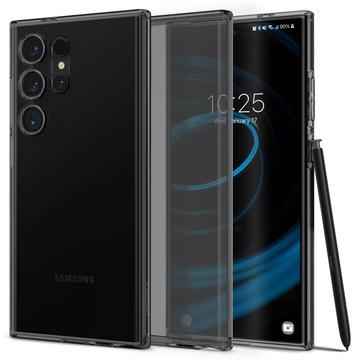 Samsung Galaxy S24 Ultra Spigen Liquid Crystal TPU Skal - Genomskinlig Svart