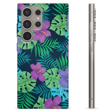 Samsung Galaxy S24 Ultra TPU-Skal - Tropiska Blommor