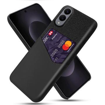 Samsung Galaxy S25 Edge KSQ Skal med Korthållare - Svart