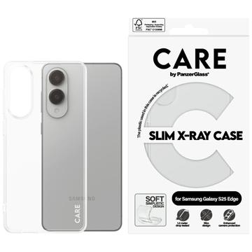 Samsung Galaxy S25 Edge PanzerGlass Care Fashion Slim X-Ray Skal - Genomskinlig