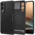 Samsung Galaxy S25 Edge Spigen Core Armor Mag MagSafe TPU-skal - Svart