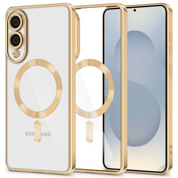 Samsung Galaxy S25 Edge Tech-Protect MagFlex-Skal - MagSafe-kompatibelt - Klar / Guld