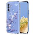 Samsung Galaxy S25 FE Blommigt TPU-skal - Lila