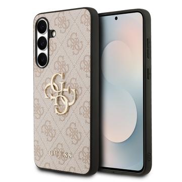 Samsung Galaxy S25 FE Guess 4G Big Metal Logo Hybrid Skal - Rosa