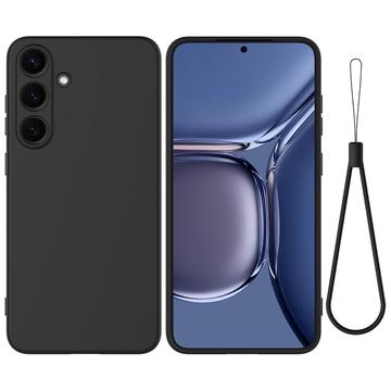 Samsung Galaxy S25 FE Flytande silikon skal med handrem
