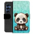 Samsung Galaxy S25 Premium Plånboksfodral - Panda