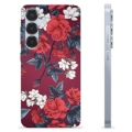 Samsung Galaxy S25 TPU-Skal - Vintage Blommor