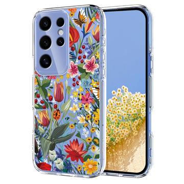 Samsung Galaxy S25 Ultra Blommigt TPU-skal - Liljor