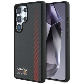 Samsung Galaxy S25 Ultra Oracle Red Bull Carbon Powerbar-Skal - MagSafe-kompatibelt - Svart