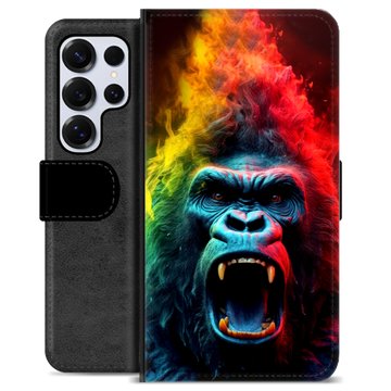 Samsung Galaxy S25 Ultra Premium Plånboksfodral - Gorilla