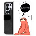 Samsung Galaxy S25 Ultra Premium Plånboksfodral - Slow Down