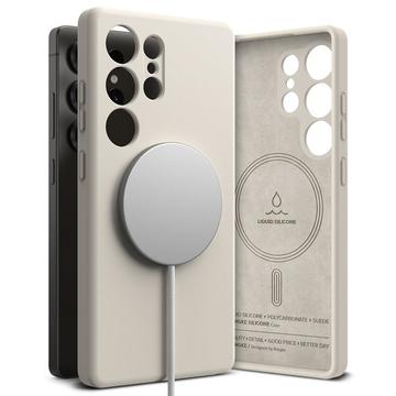 Samsung Galaxy S25 Ultra Ringke Liquid Silicone MagSafe Skal - Sten