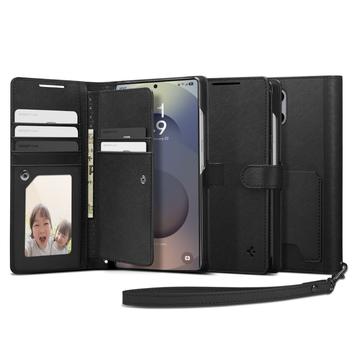 Samsung Galaxy S25 Ultra Spigen Wallet S Fodral - Svart
