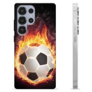 Samsung Galaxy S25 Ultra TPU-Skal - Fotbollsflamma