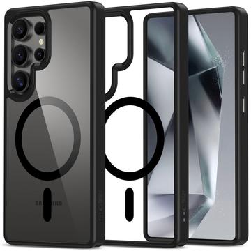 Samsung Galaxy S25 Ultra Tech-Protect Magmat Skal - MagSafe-kompatibelt - Svart / Klar