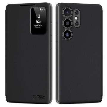 Samsung Galaxy S25 Ultra Tech-Protect Smart Flip Skal - Svart