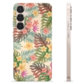 Samsung Galaxy S25+ TPU-Skal - Rosa Blommor