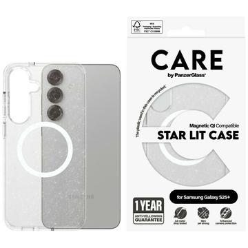 Samsung Galaxy S25+ PanzerGlass Care Star Lit-Skal - MagSafe-kompatibel - Genomskinlig vit