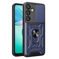 Samsung Galaxy S25+ Hybrid Skal med Roterande Ring med Kameraskydd - Blå