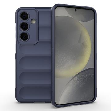 Samsung Galaxy S25+ Rugged TPU-skal - Mörkblå