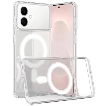 Samsung Galaxy S26 Edge Hybrid Skal - MagSafe-kompatibelt - Genomskinlig