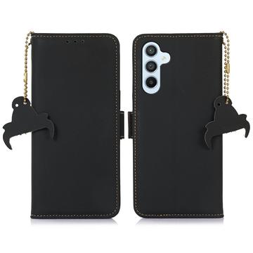 Galaxy S26 FE plånboksfodral i läder med RFID