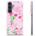 Samsung Galaxy S26+ TPU-Skal - Vattenfärg Blommor