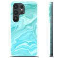 Samsung Galaxy S26 Ultra TPU-Skal - Blå Marmor