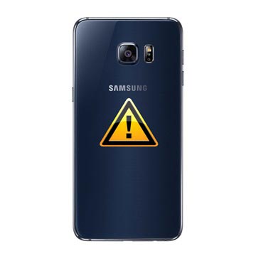Samsung Galaxy S6 Edge+ Bak Skal Reparation - Svart