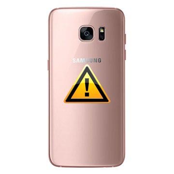 Samsung Galaxy S7 Edge Bak Skal Reparation - Rosa