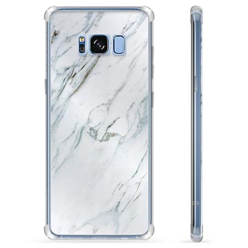 Samsung Galaxy S8+ Hybridskal - Marmor